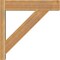Ekena Millwork Traditional Block Rough Sawn Outlooker, Western Red Cedar, 6"W x 24"D x 24"H OUT06X24X24TRA05RWR - alternate 4